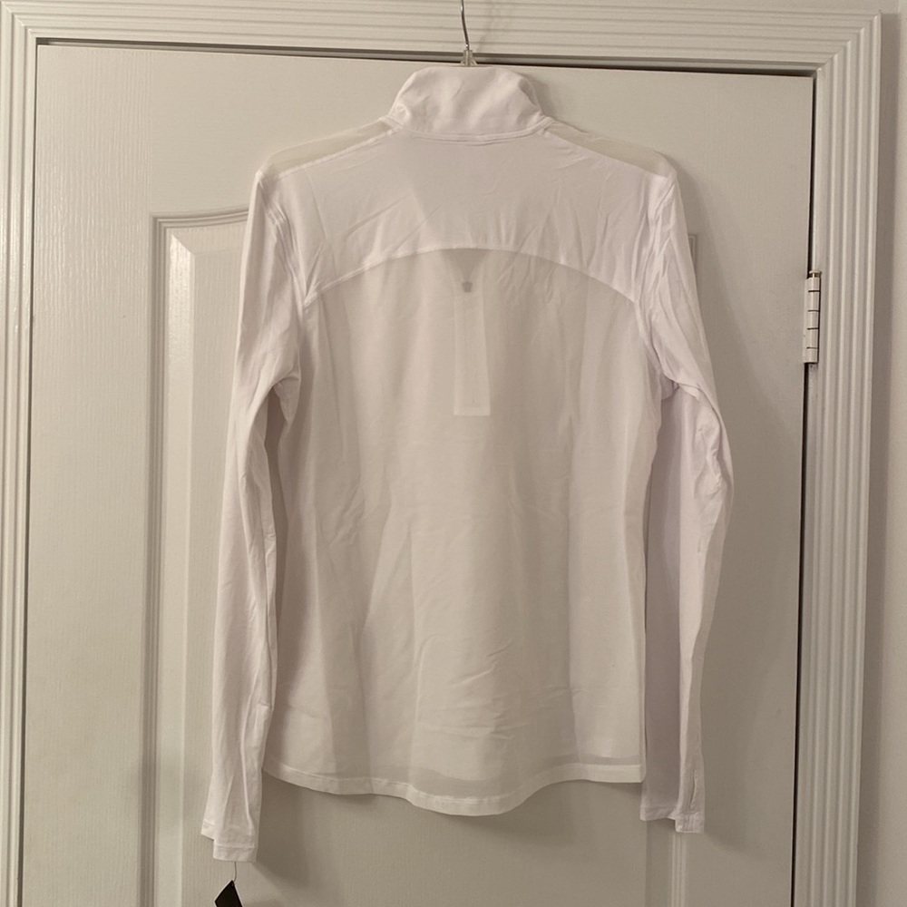 Victoria secret mesh sheer back quarter zip size l - Picture 6 of 14